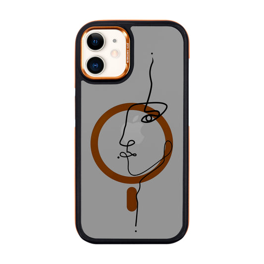 FACE-iPhone 11 Dark Kılıf MagSafe Özellikli
