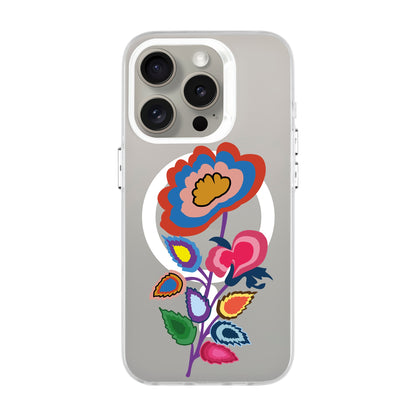 KNITTED FLOWER-iPhone 15 Pro Hold Kılıf MagSafe Özellikli