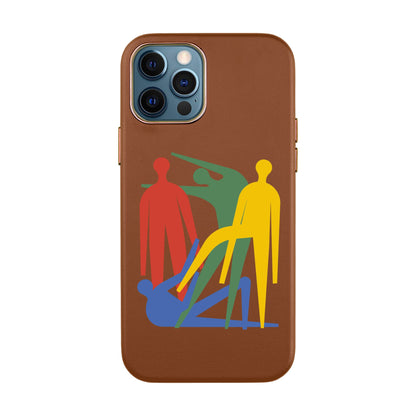 MANBOS-iPhone XR Leather Kılıf