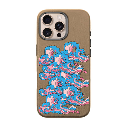 SURF-iPhone 16 Pro Max Leather Premium Kılıf MagSafe Özellikli