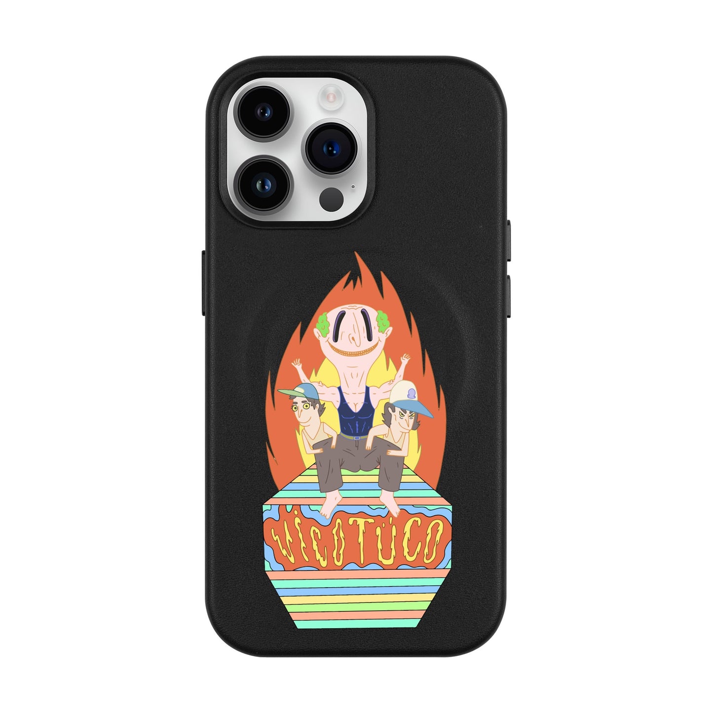 VİCOTÜCO ADAM-iPhone 14 Pro Max Leather Kılıf MagSafe Özellikli