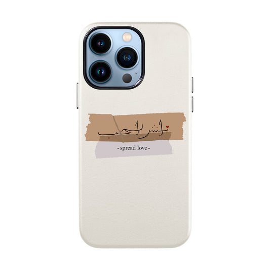 SPREAD LOVE-iPhone 13 Pro Max Leather Kılıf