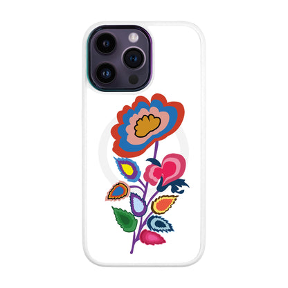 KNITTED FLOWER-iPhone 14 Pro Max Vigor Kılıf MagSafe Özellikli