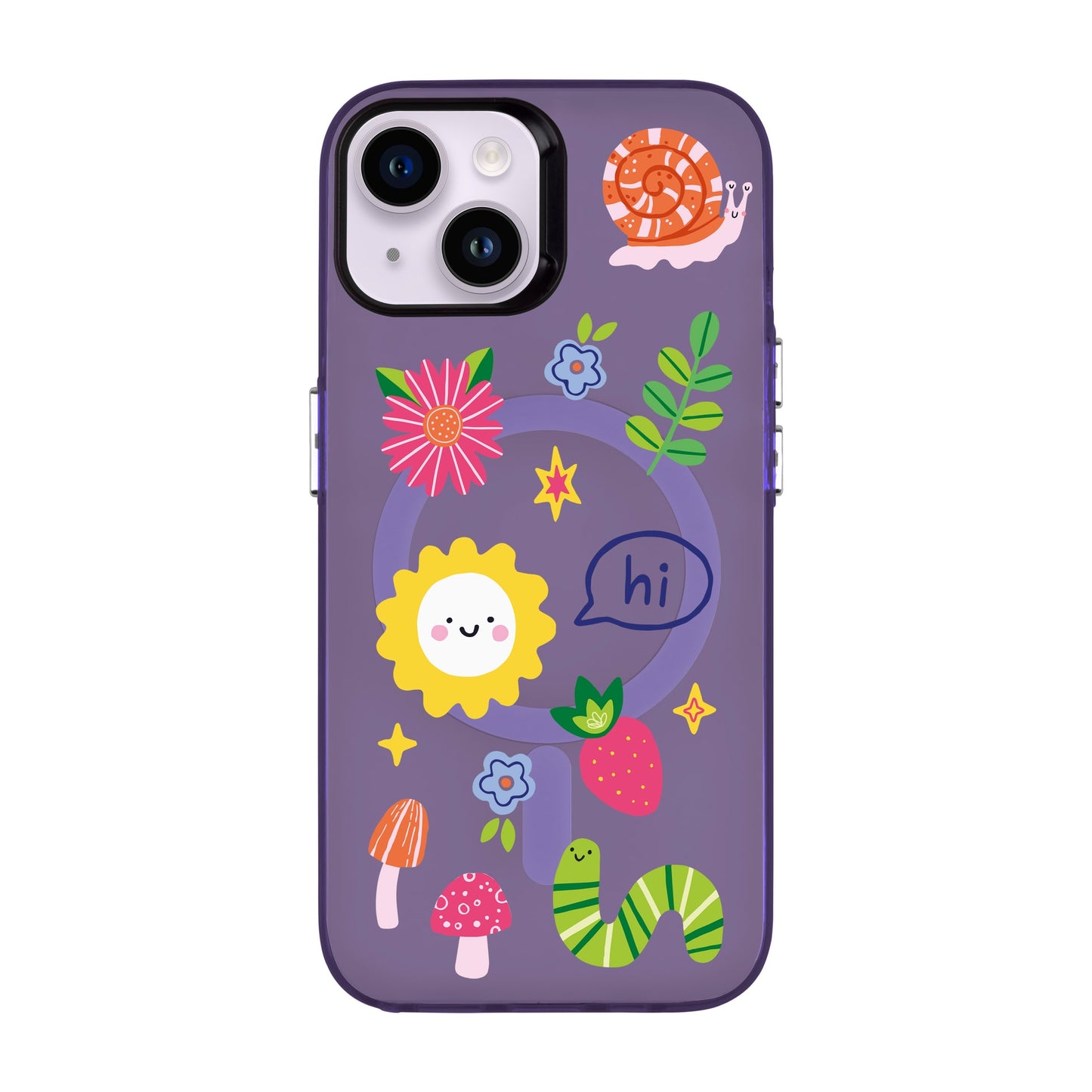 HELLO NATURE-iPhone 14 Hold Kılıf MagSafe Özellikli
