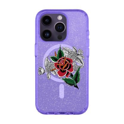 DRY ROSE-iPhone 14 Pro Shiny Kılıf MagSafe Özellikli