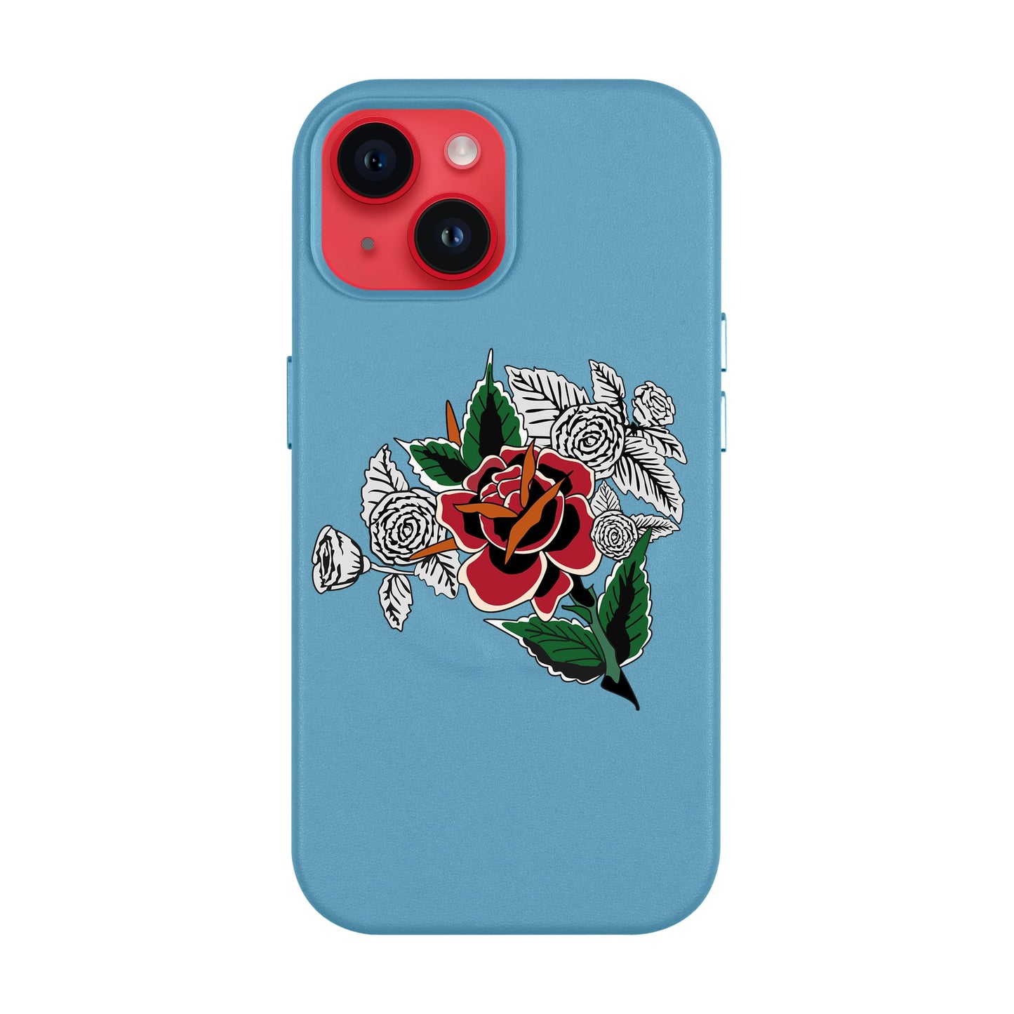 DRY ROSE-Leather Kılıf MagSafe Özellikli - iPhone 14