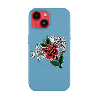 DRY ROSE-Leather Kılıf MagSafe Özellikli - iPhone 14