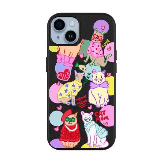 CAT MOM-iPhone 14 Plus Leather Kılıf MagSafe Özellikli