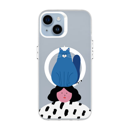 NAUGHTY CAT-iPhone 14 Hold Kılıf MagSafe Özellikli