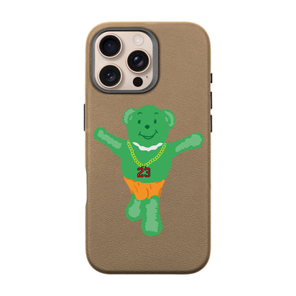 GREEN BEAR-iPhone 16 Pro Max Leather Premium Kılıf MagSafe Özellikli