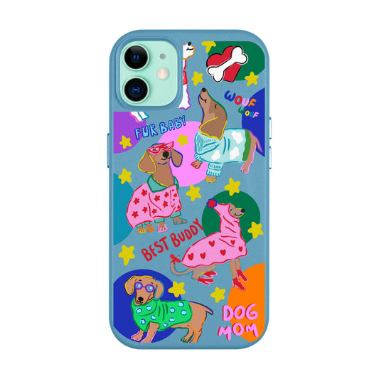 DOG MOM-Leather Kılıf MagSafe Özellikli - iPhone 11