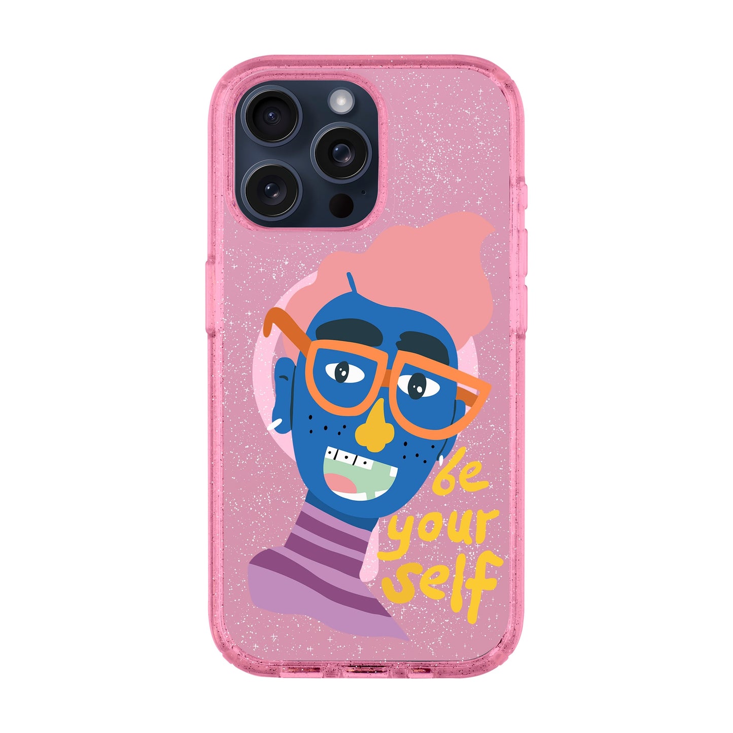 BE YOUR SELF-iPhone 15 Pro Max Shiny Kılıf MagSafe Özellikli