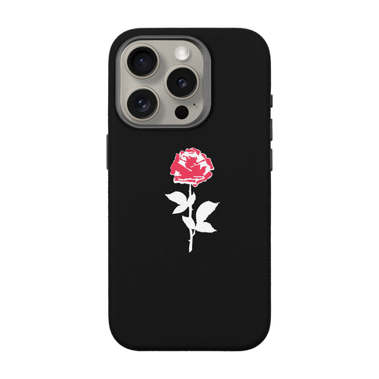 NATUREL ROSE-iPhone 15 Pro Leather Premium Kılıf MagSafe Özellikli