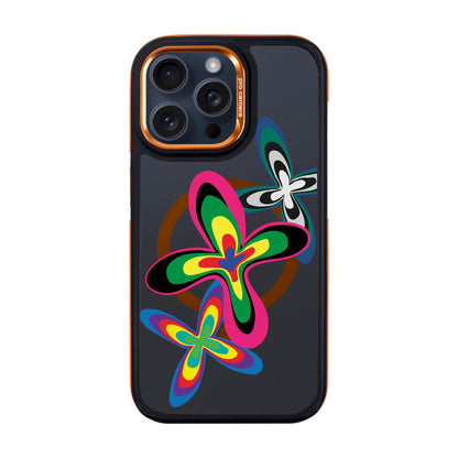 COLOR FLOWER-iPhone 15 Pro Max Dark Kılıf MagSafe Özellikli