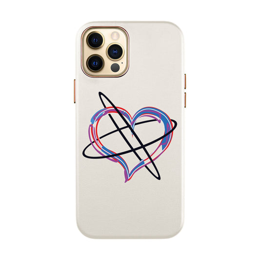 HEART ATTACK-iPhone 14 Leather Kılıf