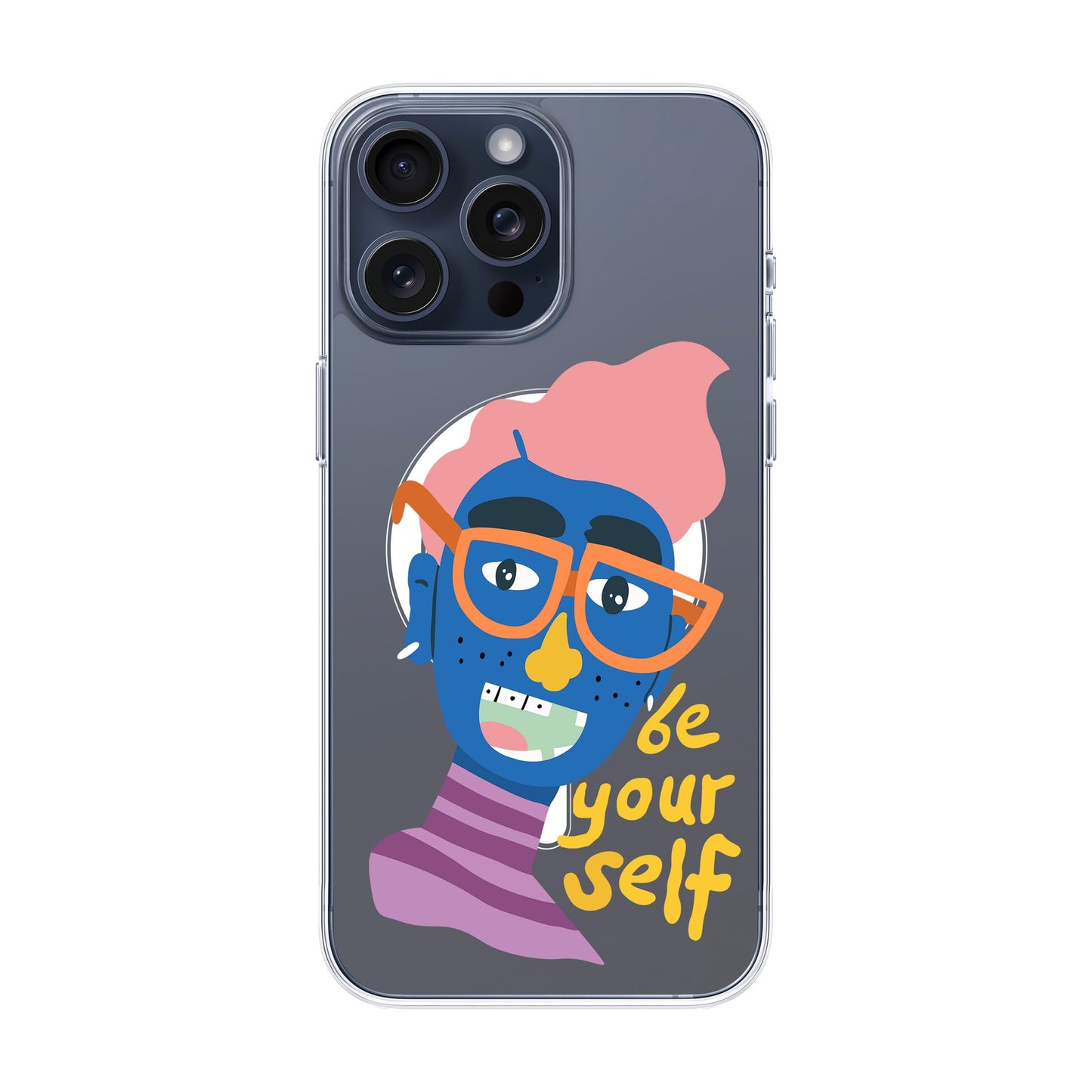 BE YOUR SELF-iPhone 15 Pro Max Solid Kılıf MagSafe Özellikli