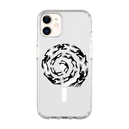 SWIRLING FROGS-Shiny Kılıf MagSafe Özellikli - iPhone 11