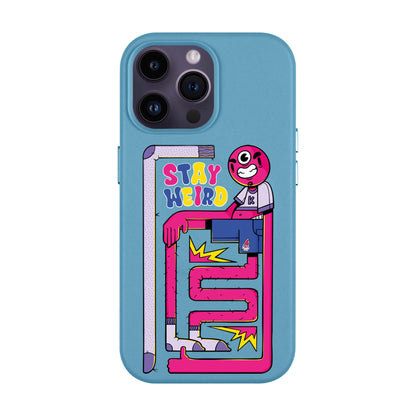 OG TOOTHY-iPhone 14 Pro Max Leather Kılıf MagSafe Özellikli