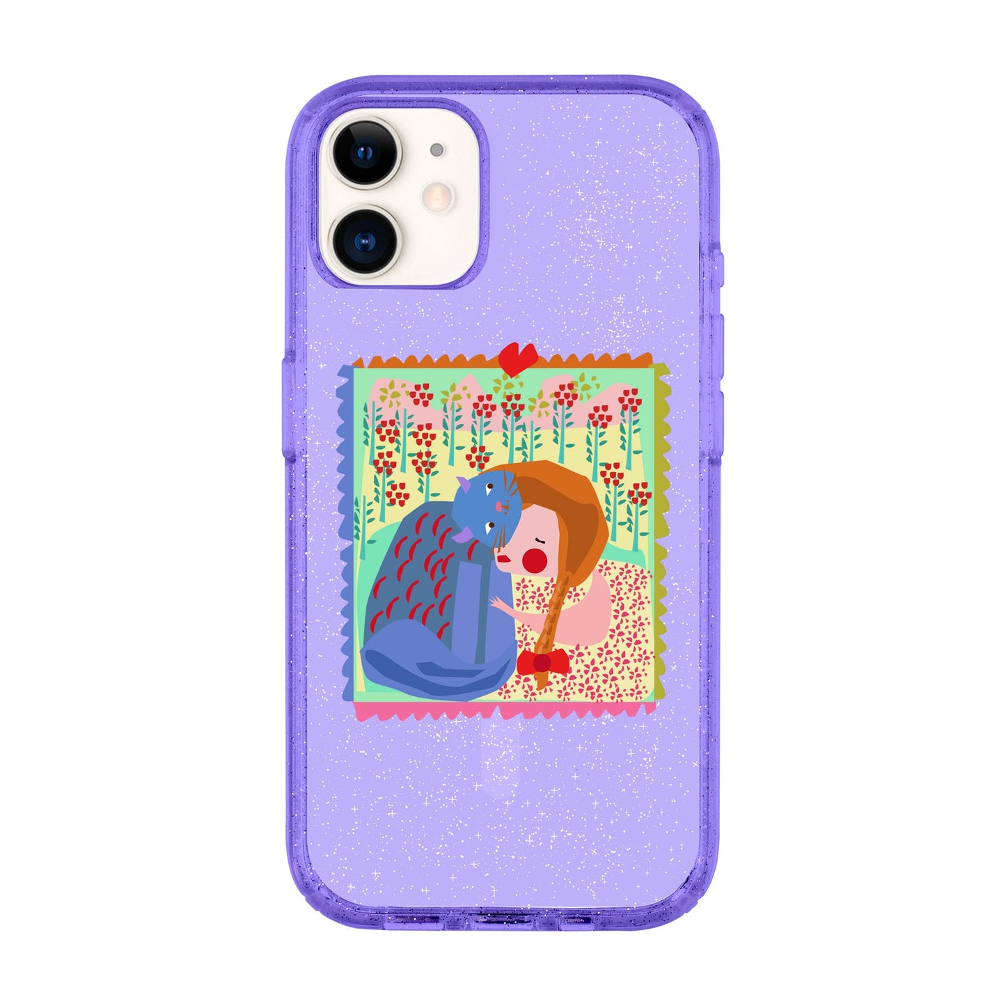 KEDİ POSTA PULU-Shiny Kılıf MagSafe Özellikli - iPhone 11