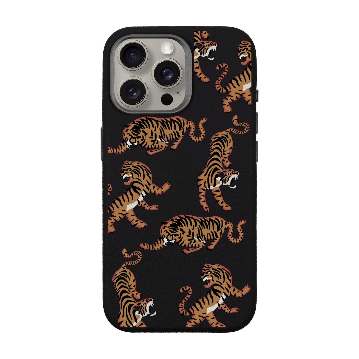 TIGER-iPhone 15 Pro Max Leather Premium Kılıf MagSafe Özellikli