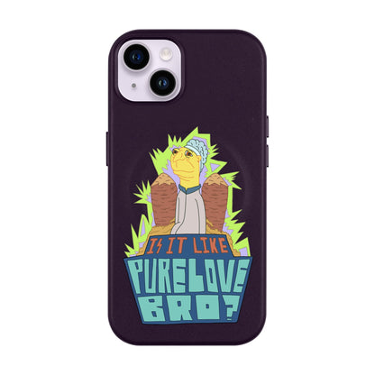 PURE LOVE-iPhone 14 Plus Leather Kılıf MagSafe Özellikli
