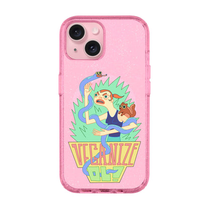 VEGANİZE-iPhone 15 Plus Shiny Kılıf MagSafe Özellikli