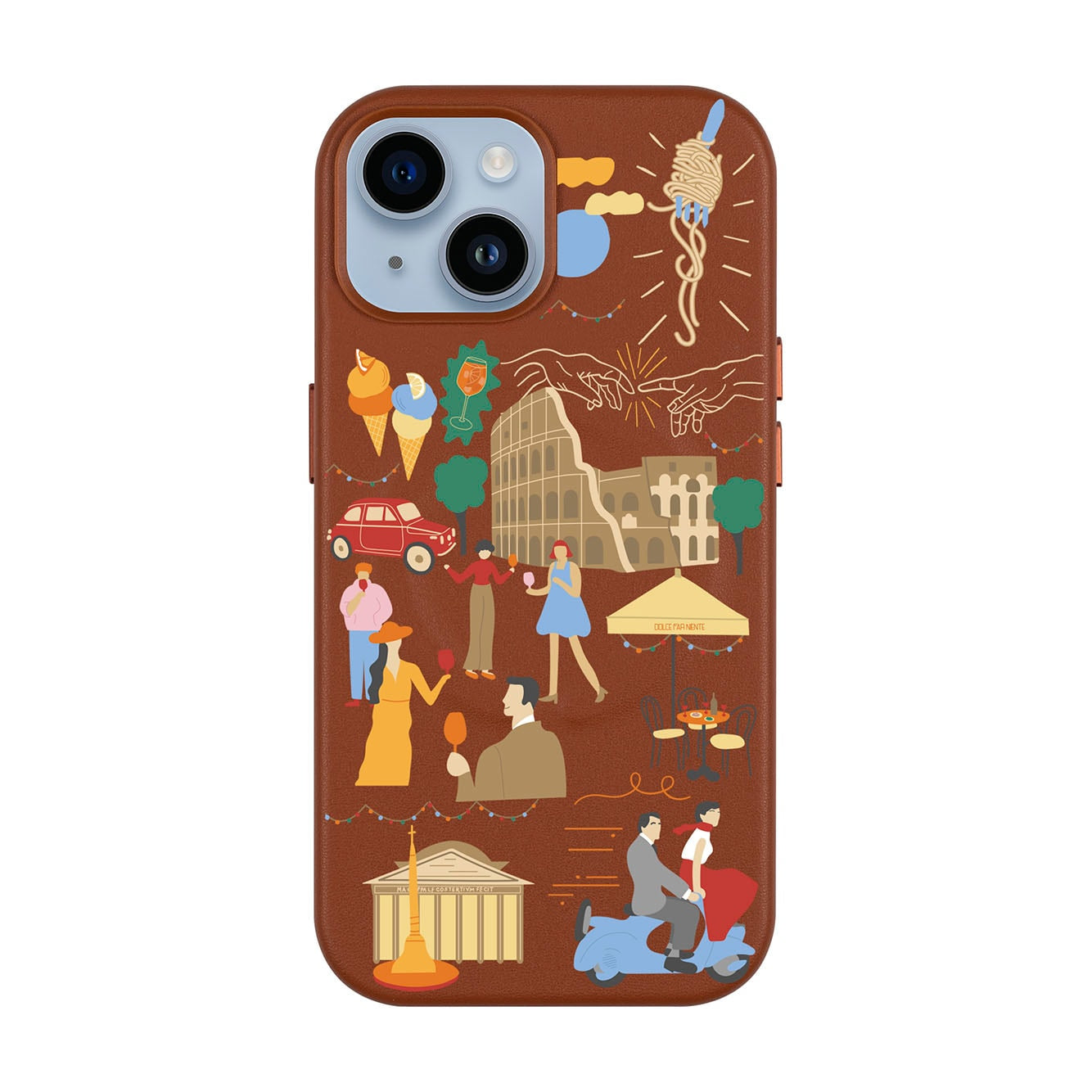 ROMA-Leather Kılıf MagSafe Özellikli - iPhone 13