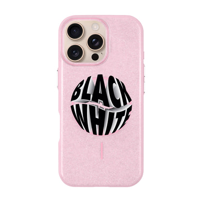 BLACK WHITE-iPhone 16 Pro Max Radiant Kılıf MagSafe Özellikli