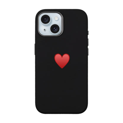 SPREAD HEART-iPhone 15 Leather Premium Kılıf MagSafe Özellikli