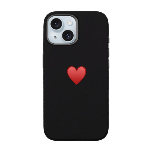 SPREAD HEART-iPhone 15 Leather Premium Kılıf MagSafe Özellikli