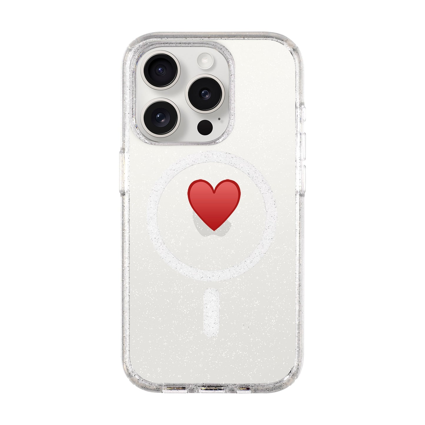 SPREAD HEART-iPhone 15 Pro Shiny Kılıf MagSafe Özellikli
