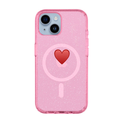 SPREAD HEART-Shiny Kılıf MagSafe Özellikli - iPhone 14