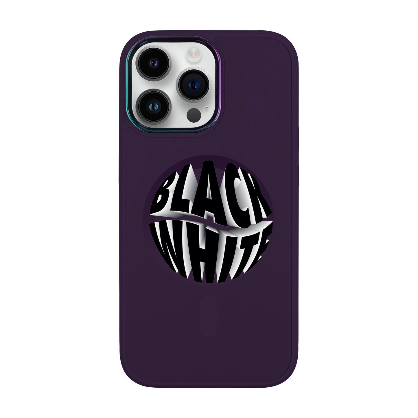BLACK WHITE-iPhone 14 Pro Max Vigor Kılıf MagSafe Özellikli
