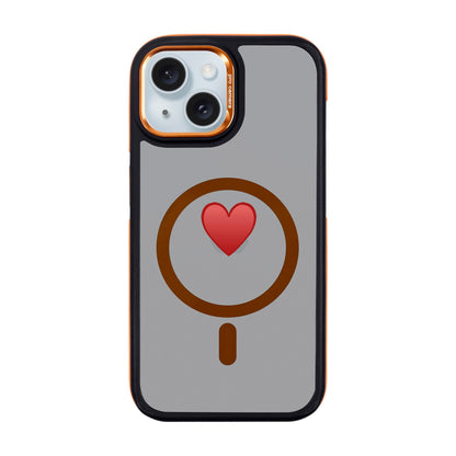 SPREAD HEART-Dark Kılıf MagSafe Özellikli - iPhone 15