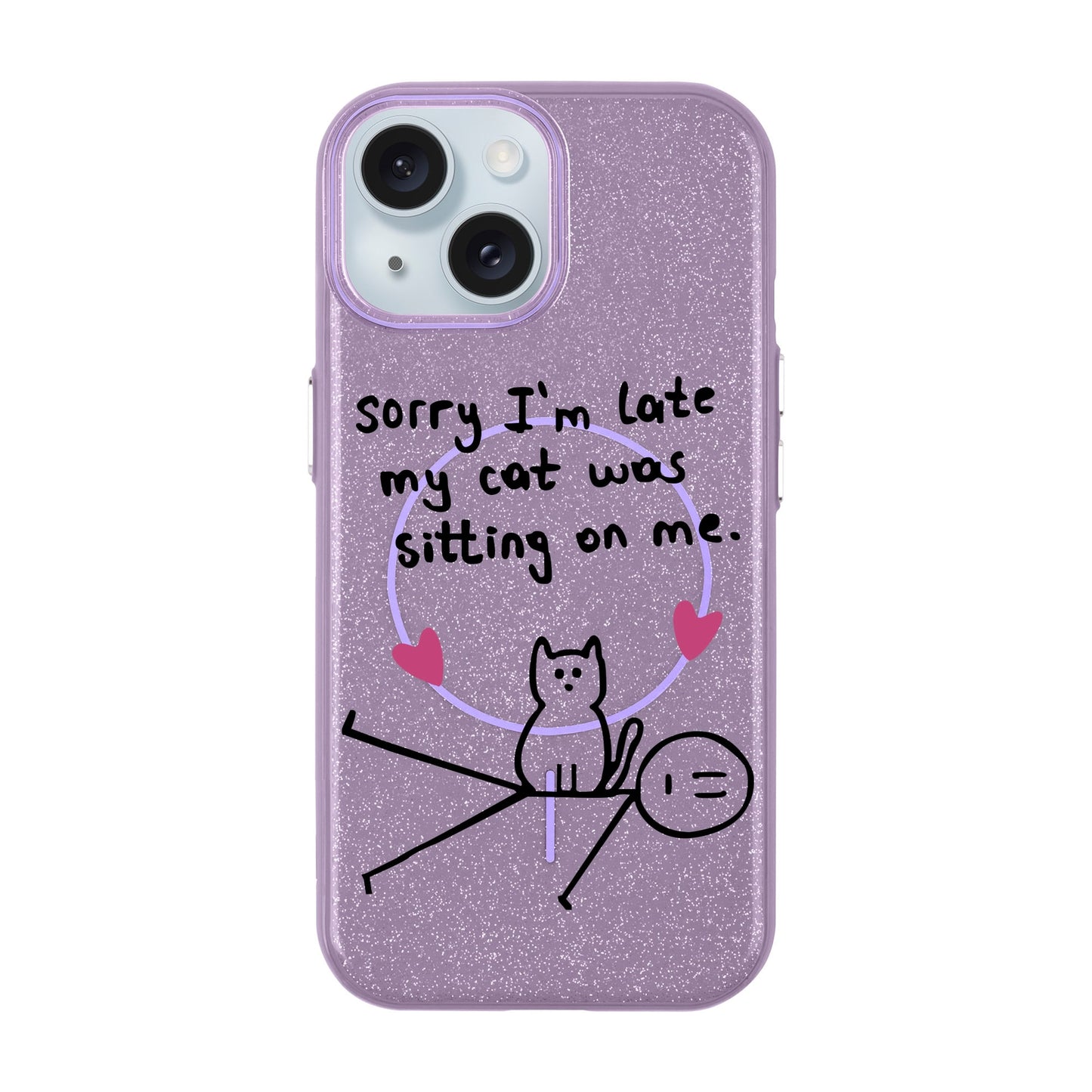 SORRY I'M LATE-iPhone 14 Plus Radiant Kılıf MagSafe Özellikli