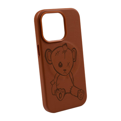 BABY BEAR-Leather Kılıf MagSafe Özellikli - iPhone 13