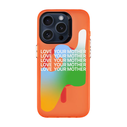 LOVE YOUR MOTHER-iPhone 15 Pro Hold Kılıf MagSafe Özellikli