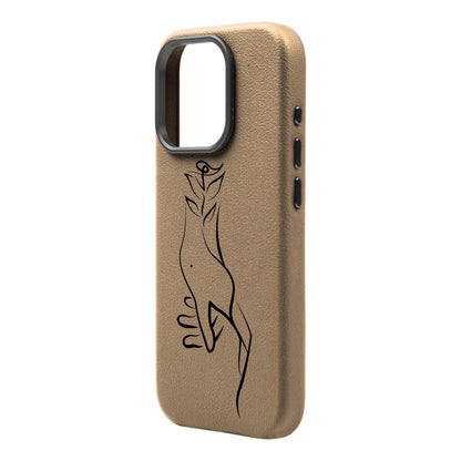 TOUCH-iPhone 16 Pro Max Leather Premium Kılıf MagSafe Özellikli