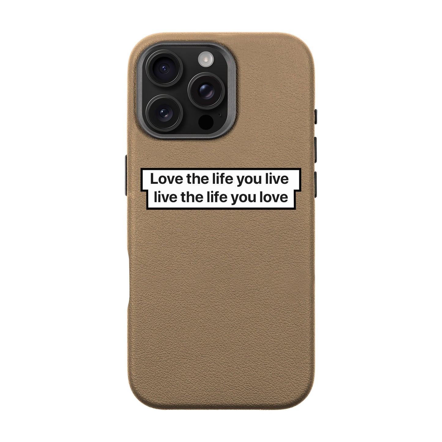 LOVE THE LIFE-iPhone 16 Pro Max Leather Premium Kılıf MagSafe Özellikli