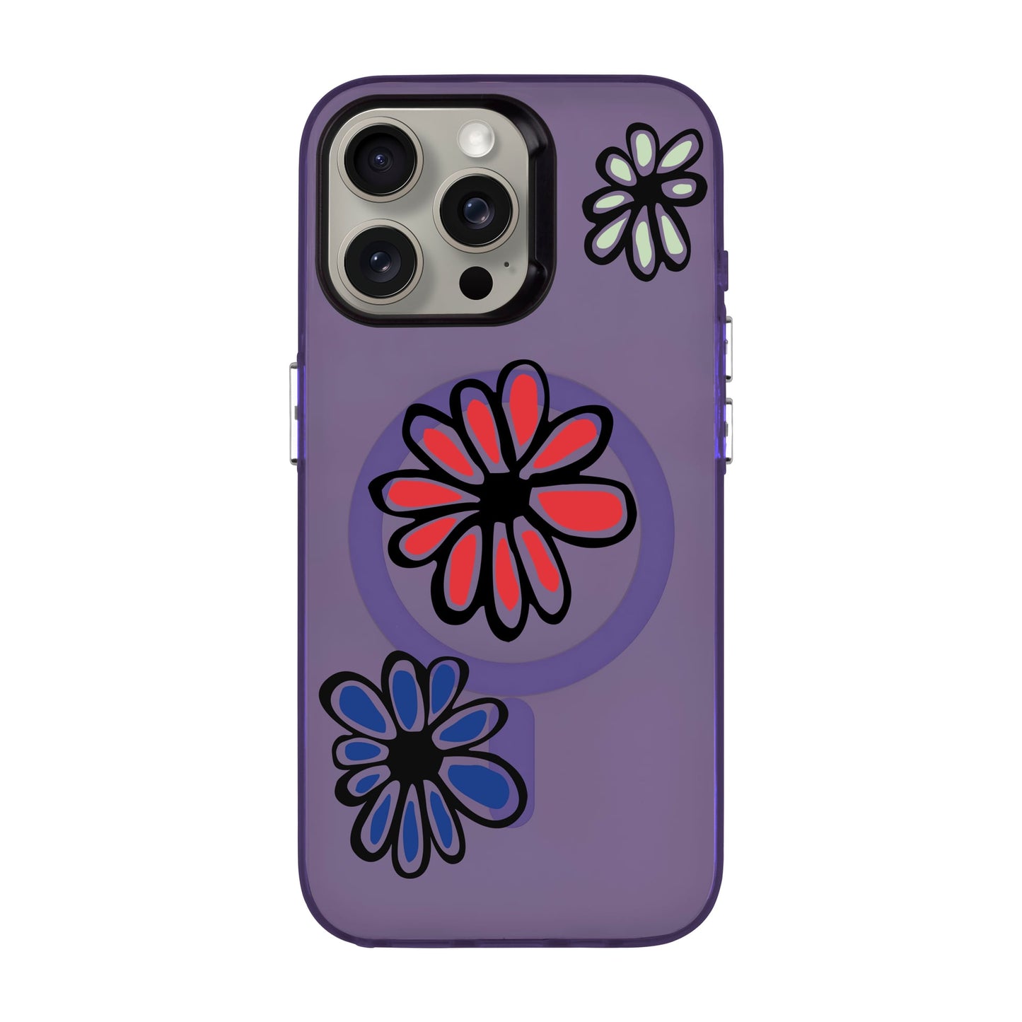 FLORIST-iPhone 15 Pro Max Hold Kılıf MagSafe Özellikli