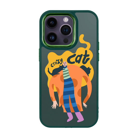CRAZY CAT-iPhone 14 Pro Proof Kılıf