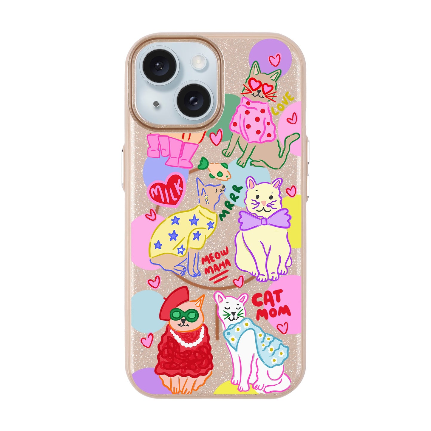 CAT MOM-iPhone 15 Plus Radiant Kılıf MagSafe Özellikli