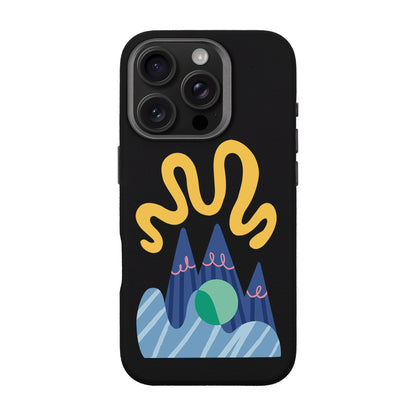 MOUNTAIN-iPhone 16 Pro Leather Premium Kılıf MagSafe Özellikli