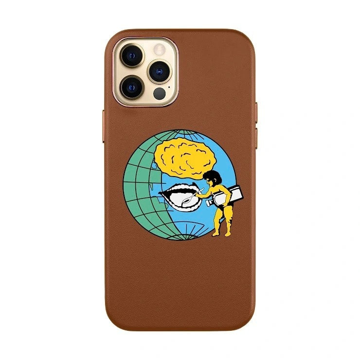 CREATIVE-iPhone 14 Leather Kılıf