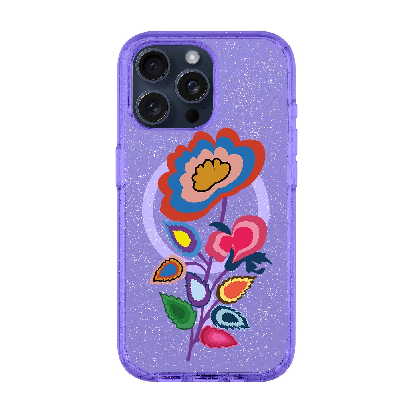 KNITTED FLOWER-iPhone 15 Pro Max Shiny Kılıf MagSafe Özellikli