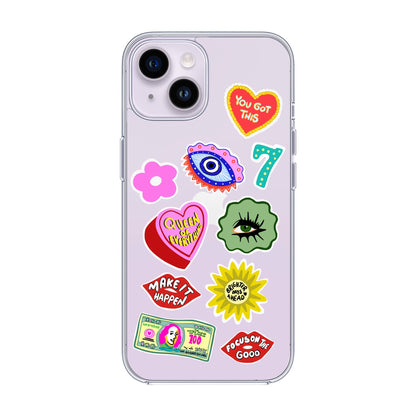 HM STICKERS-iPhone 14 Solid Kılıf