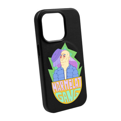 MARMELAT GANG-iPhone 14 Plus Leather Kılıf MagSafe Özellikli