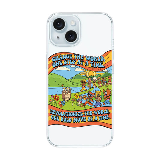 CHANGE THE WORLD-iPhone 15 Solid Kılıf MagSafe Özellikli