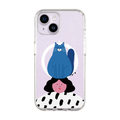 NAUGHTY CAT-iPhone 14 Shiny Kılıf MagSafe Özellikli
