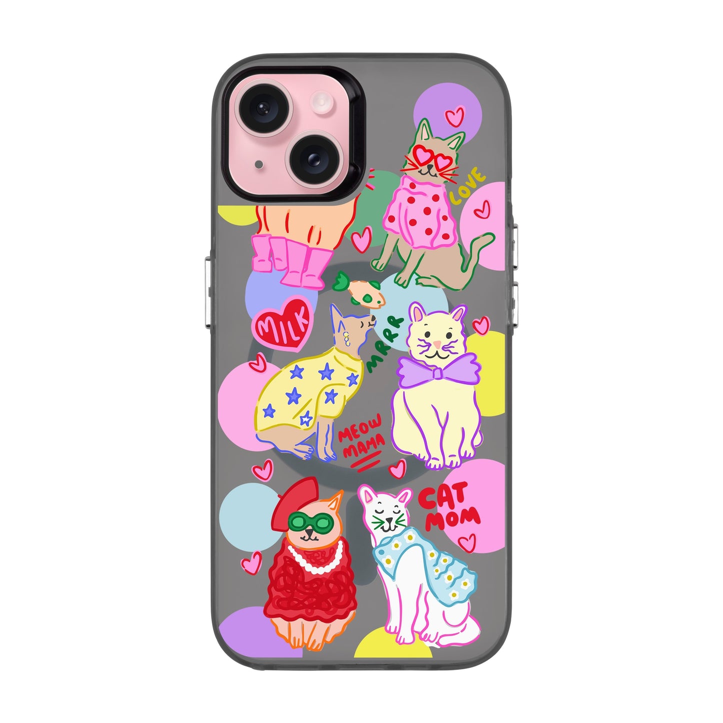 CAT MOM-iPhone 15 Plus Hold Kılıf MagSafe Özellikli